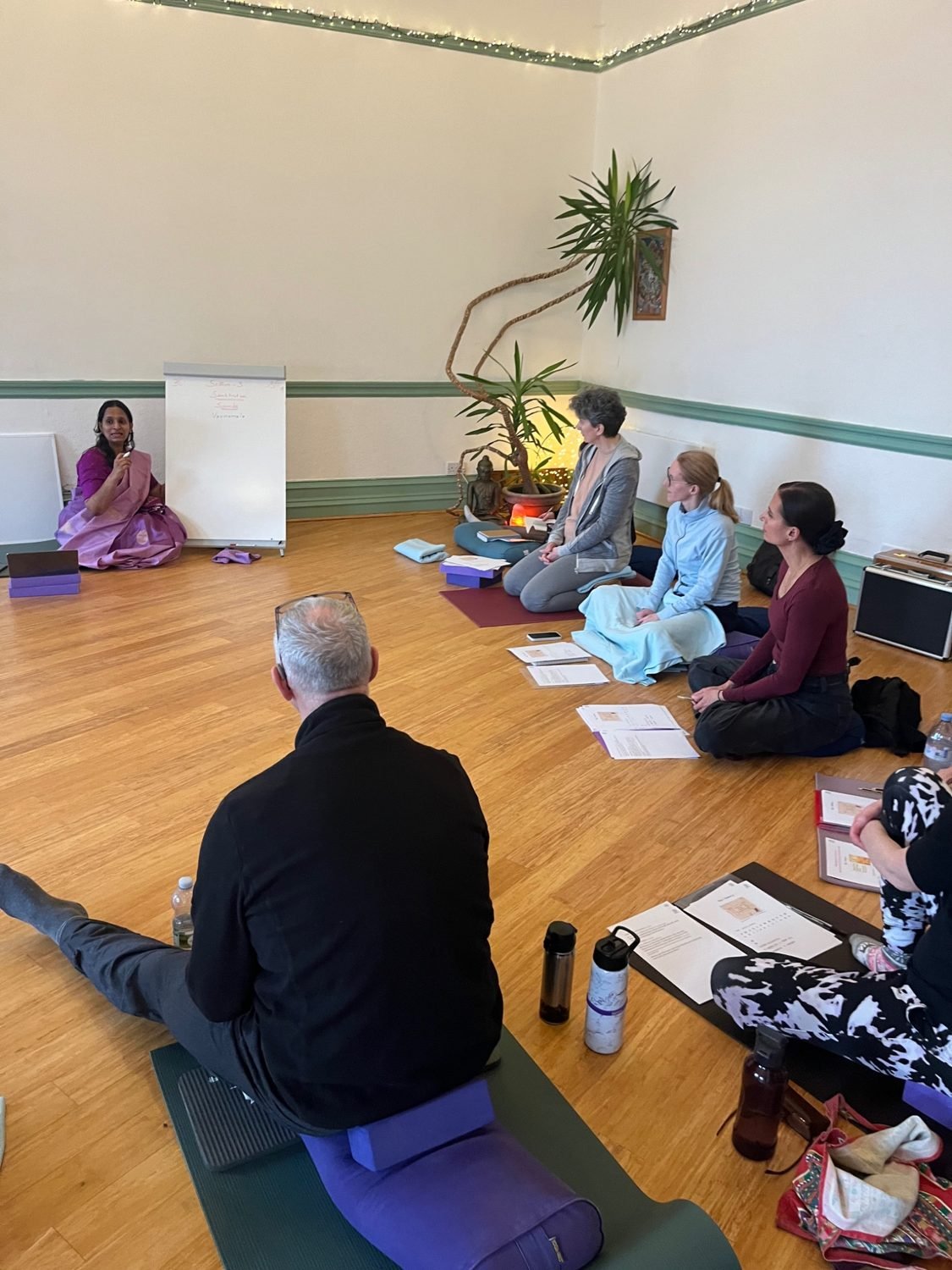Yogashree facilitating a workshop